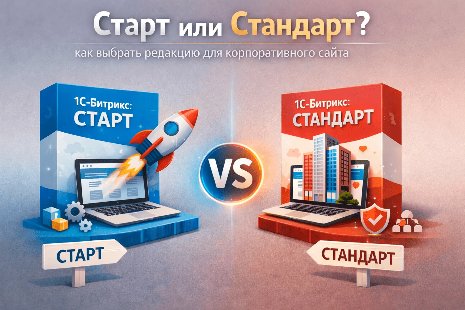 Старт или Стандарт: как выбрать редакцию для корпоративного сайта в Грозном